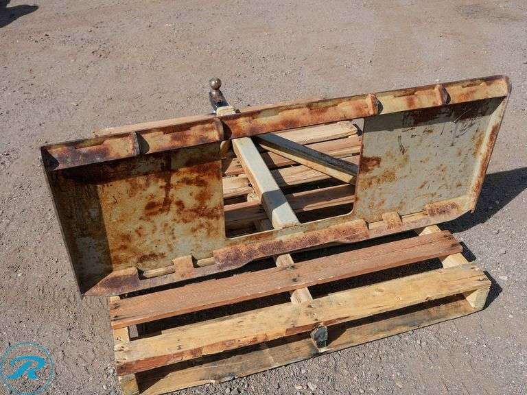 Hitch Attachment to Fit Skid Steer Loader With 2" and 2-5/16" Ball - Roller Auctions