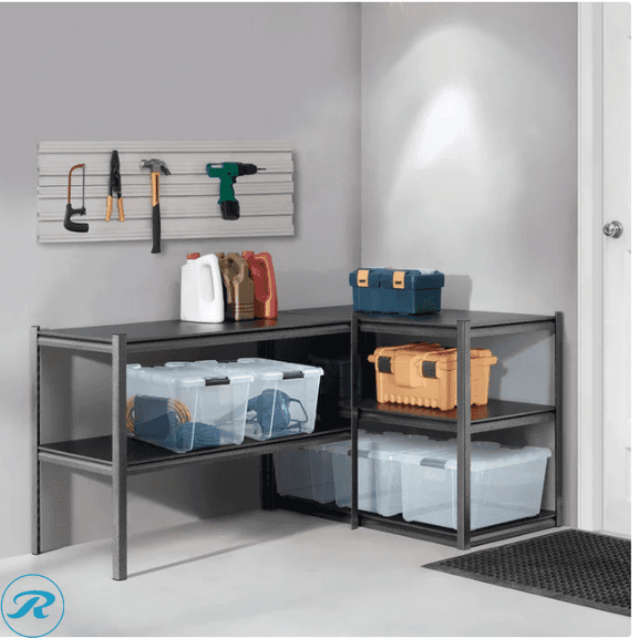 Gorilla Rack Z-Beam 5-shelf Steel Storage Rack, 48“ x 24“ x 72" - New/Opened Box - Roller Auctions