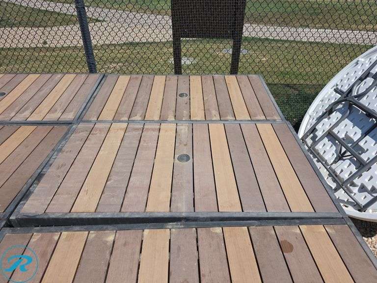 (7) Outdoor Tables, 29.5" x 53" - Roller Auctions