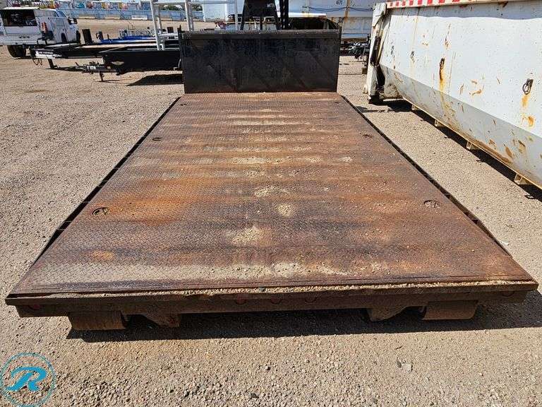 15' Roll-Off Flatbed, Hook Lift, 2' Ramps - Roller Auctions