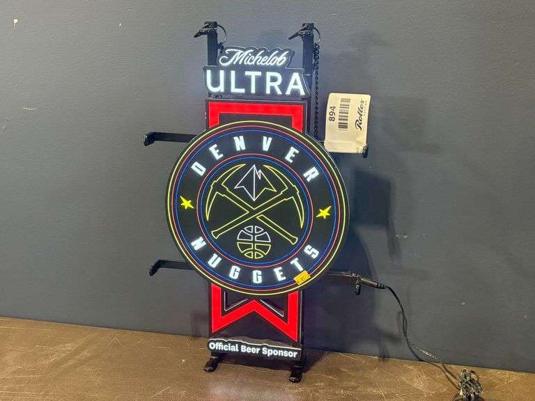 Michelob Ultra Denver Nuggets Lighted Sign