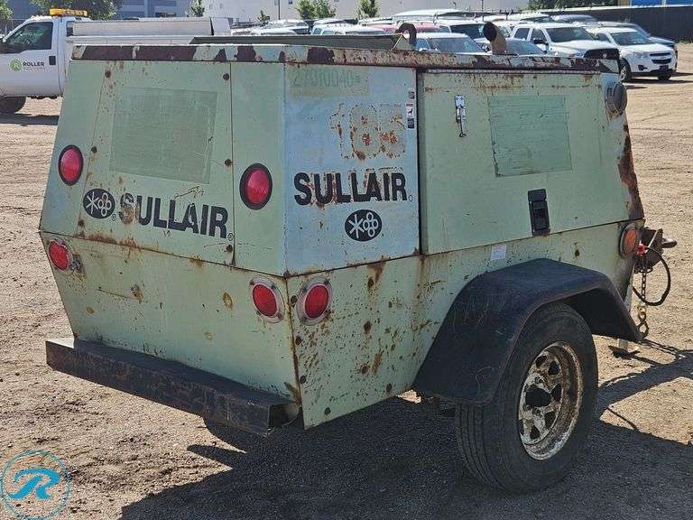 Sullair  185DPQ  Towable Air Compressor - Roller Auctions