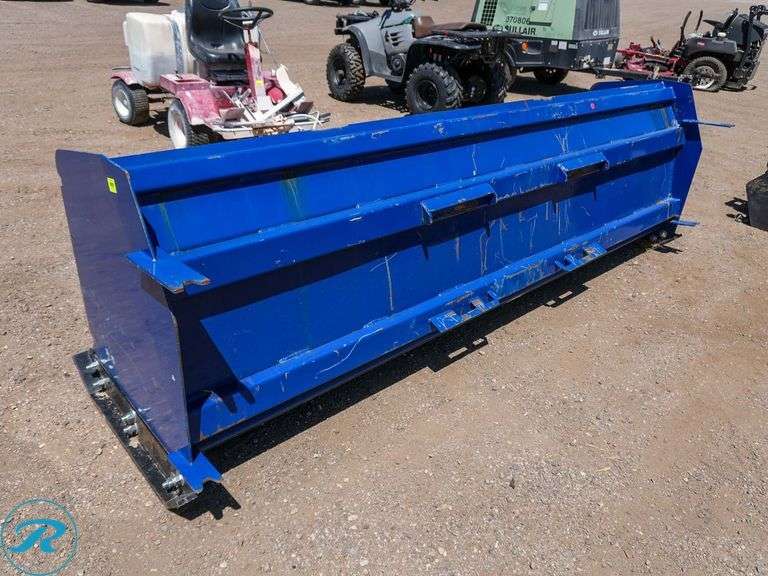 10' Snow Pusher Attachment To Fit Skid Steer Loader - Roller Auctions