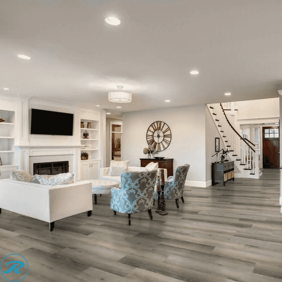 (10 Boxes) 223.90 SqFt In Total - United Weavers Flooring St. Augustine 9"x 60" Waterproof Luxury Vinyl Plank - 7.5 MM Thick with 22 Mil Wear Layer, 22.39 sq.ft/ctn, Albany Finish,  $62.99 Retail Per Box - New - Roller Auctions