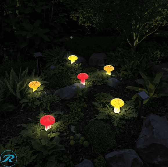 Infinity X1 Glass Solar Mushroom Landscape Lights - Like New/Open Box - Roller Auctions