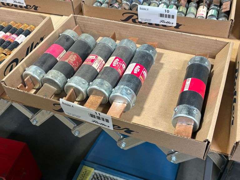 Tray of Fusetron Fuses