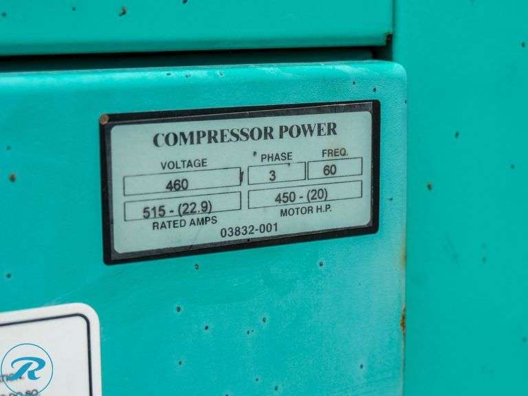 Sulivan/Palakek SP32-450 Air Compressor, S/N: 20AE000844 - Roller Auctions
