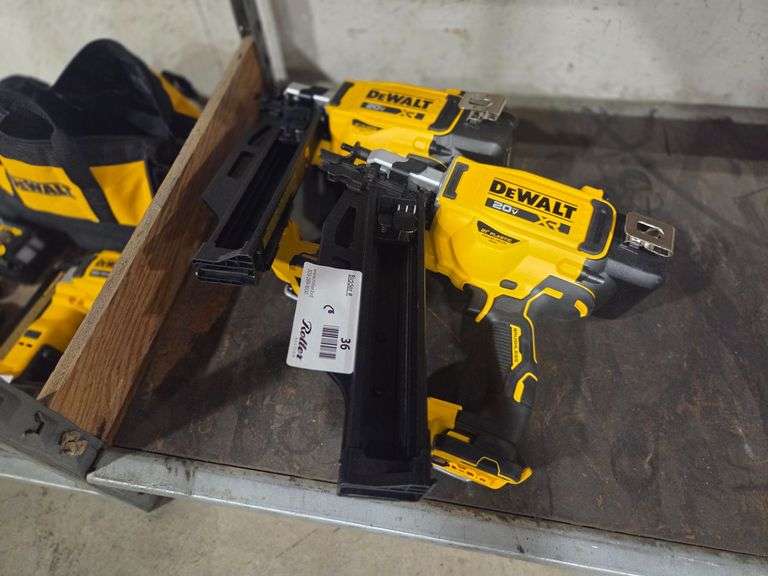 (2) Dewalt DCN920 Cordless Plastic Collated Framing Nailers, 20V