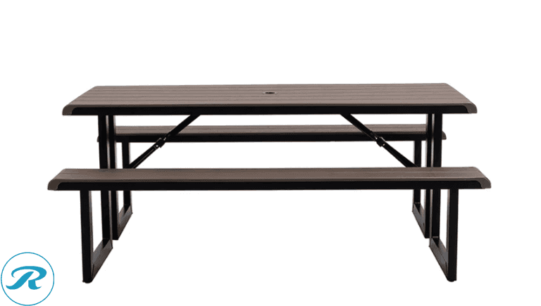 Lifetime: Commercial 6 ft Folding Picnic Table with Bench Seating- New
