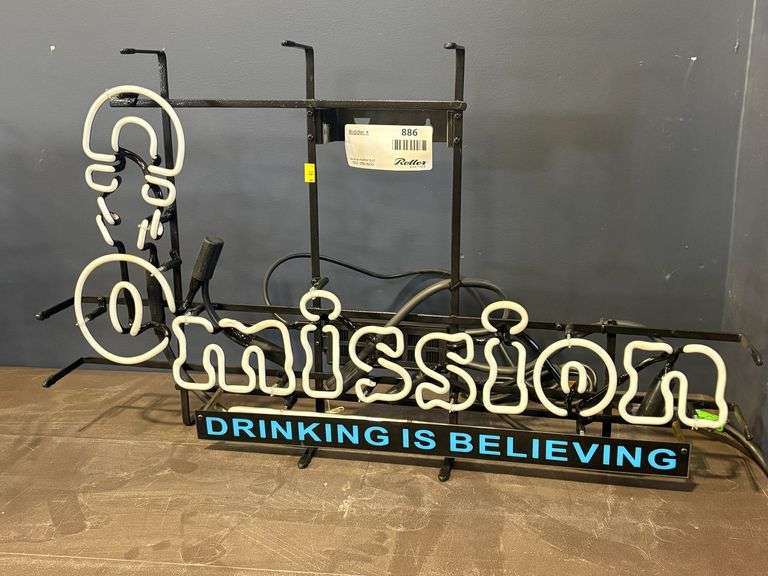 Omission Neon Sign (Inoperable)