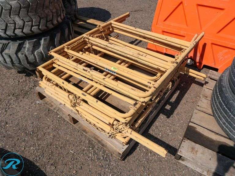 Pallet of Manhole Safety Cages