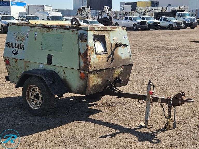 Sullair  185DPQ  Towable Air Compressor - Roller Auctions