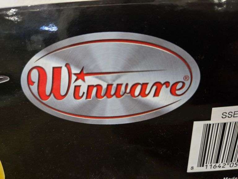 Winware Set (2) New Winware SSET-3 Stainless Steel Sauté Pan With Cover - Roller ...