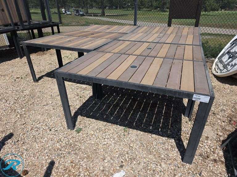 (7) Outdoor Tables, 29.5" x 53"