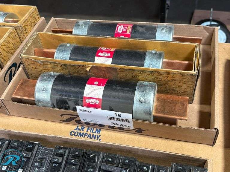 Tray of Fusetron Fuses
