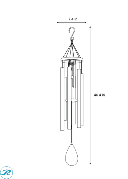 Stylecraft: Double Wind Chime- New/ Open Box - Roller Auctions