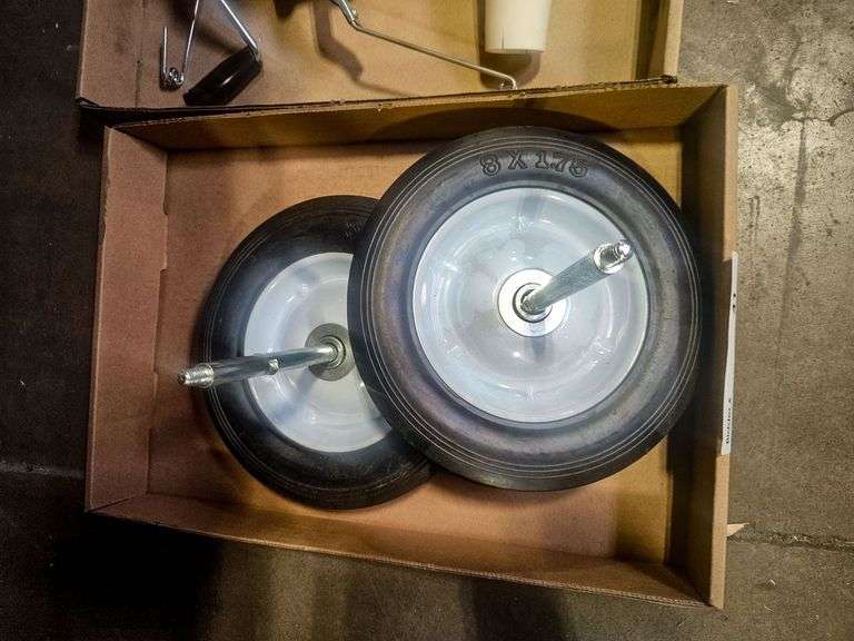 (2) Wheel Assemblies and Yarn Ball Winder - Roller Auctions