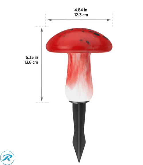 Infinity X1 Glass Solar Mushroom Landscape Lights - Like New/Open Box - Roller Auctions