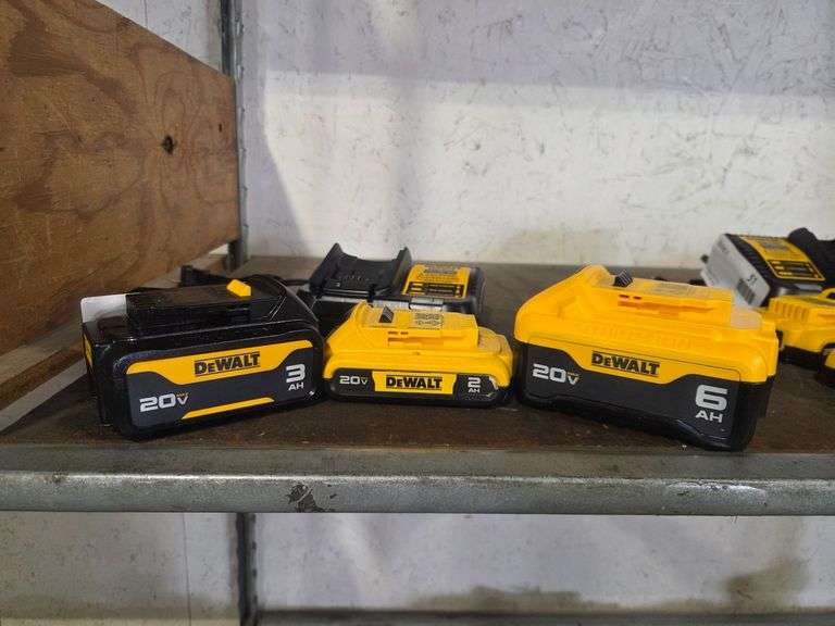 Dewalt DCB112 Battery Charger With 20V Lithium Ion Batteries 2AH, 3AH, 6AH