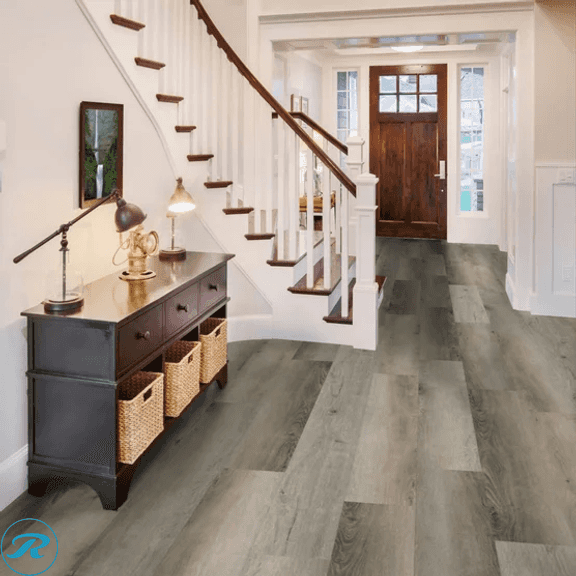 (10 Boxes) 223.90 SqFt In Total - United Weavers Flooring St. Augustine 9"x 60" Waterproof Luxury Vinyl Plank - 7.5 MM Thick with 22 Mil Wear Layer, 22.39 sq.ft/ctn, Albany Finish, $62.99 Retail Per Box - New