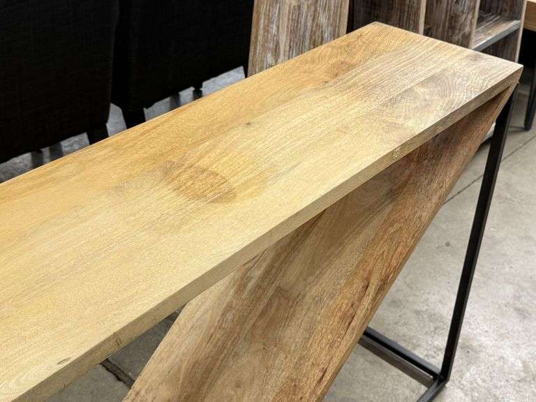 Angled Console Table, 52" x 12" - Roller Auctions