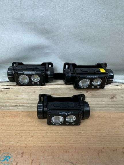 Infinity X1 1500 Lumen Rechargeable Headlamps, 3pk - Like New/No Packaging - Roller Auctions