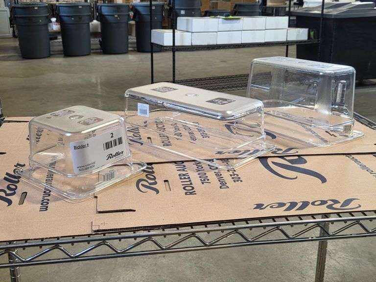 Plastic Food Pans, Various Sizes