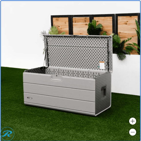 Lifetime: 170-Gallon Resin Outdoor Storage Deck Box- New