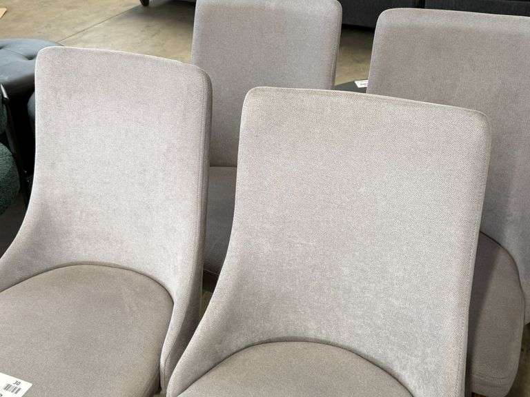 (4) Modern Upholstered Side Chairs - Roller Auctions