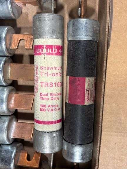 Tray of Fusetron and Gould Fuses - Roller Auctions