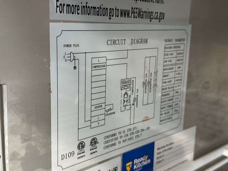Avantco 178SSUC27RHC Undercounter Refrigerator with Casters - Roller Auctions