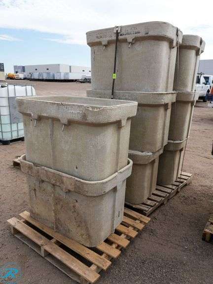 (8) Polymer Concrete Enclosure Boxes, 38" L x 26" D x 24" H