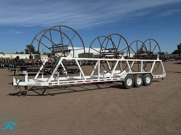 2021 Slabach MR130x3 Tri Axle Triple Reel Trailer