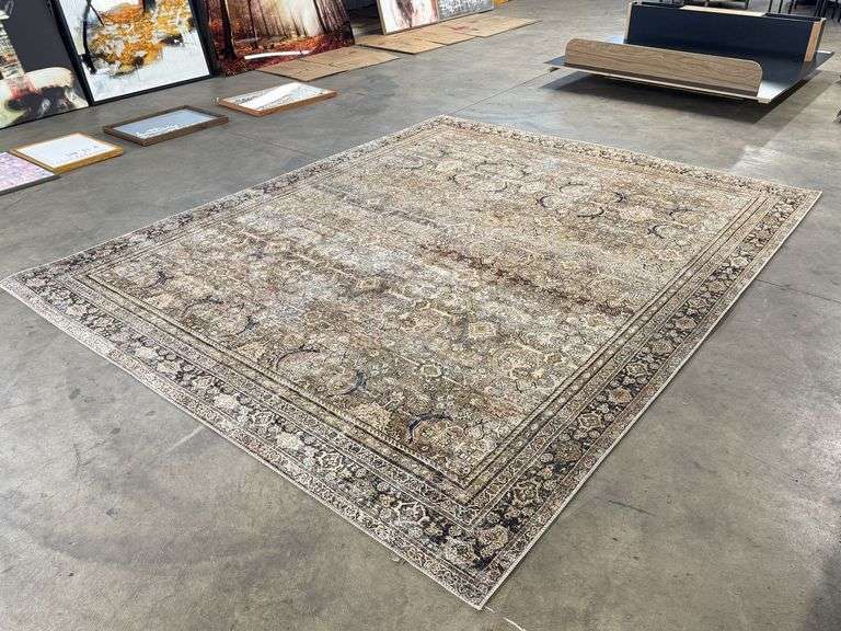 Loloi Layla LAY-03 Olive/Charcoal Area Rug, 7'-6" x 9'-6"