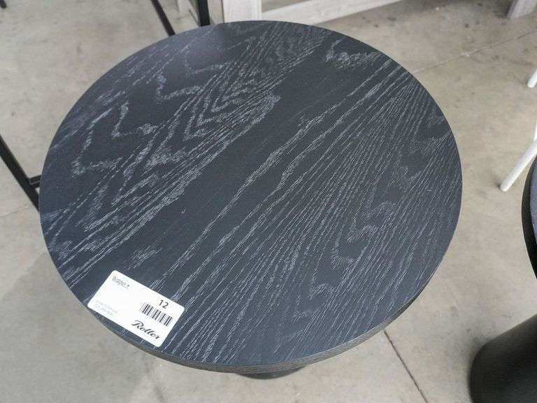 Round Accent Table With Cone Base, 22” - Roller Auctions