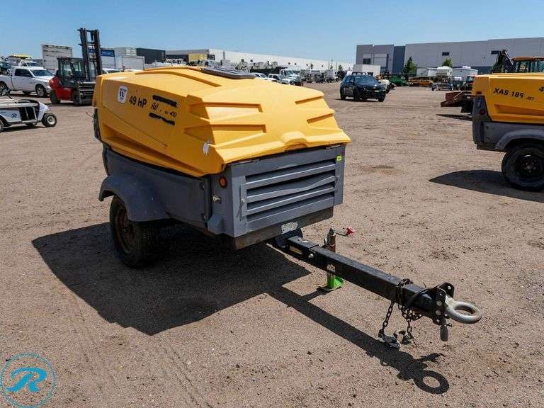2014  Atlas Copco  XAS185  Towable Air Compressor - Roller Auctions