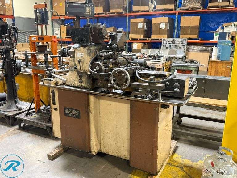Hardinge HC Lathe, 440V, 3 Phase, Digital Readout, Tooling Included