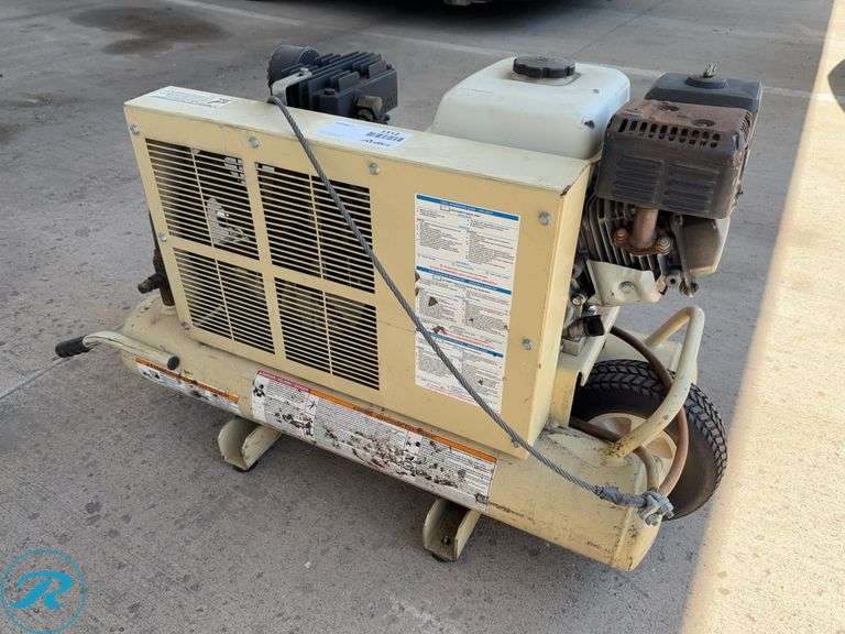 Ingersoll Rand Air Compressor, Gasoline, 135 PSIG, 8-Gallon - Roller Auctions