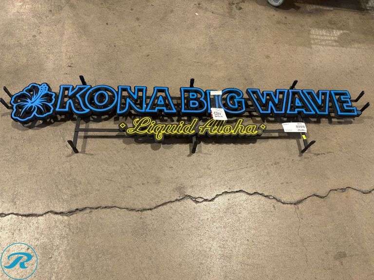 Kona Big Wave Lighted Sign (Inoperable)