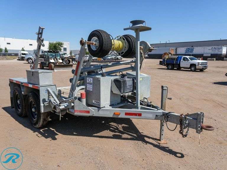 2021  Larson  7500G   T/A Hydraulic Fiber Optic Reel Trailer - Roller Auctions
