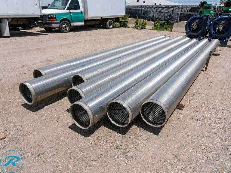 (7) Stainless Steel Sections of Pipe, 20' Long and 12" Diameter