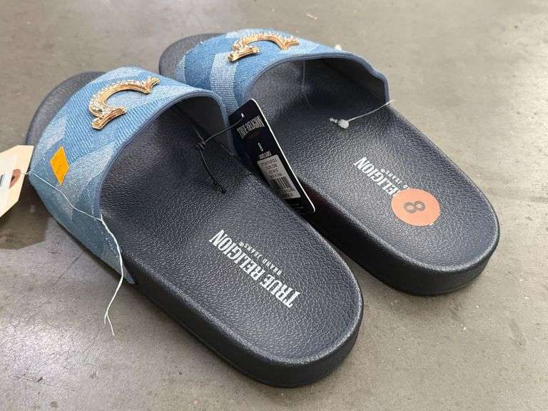 True Religion TR-SPICE-S Ladies Slides, Size 8 - Roller Auctions