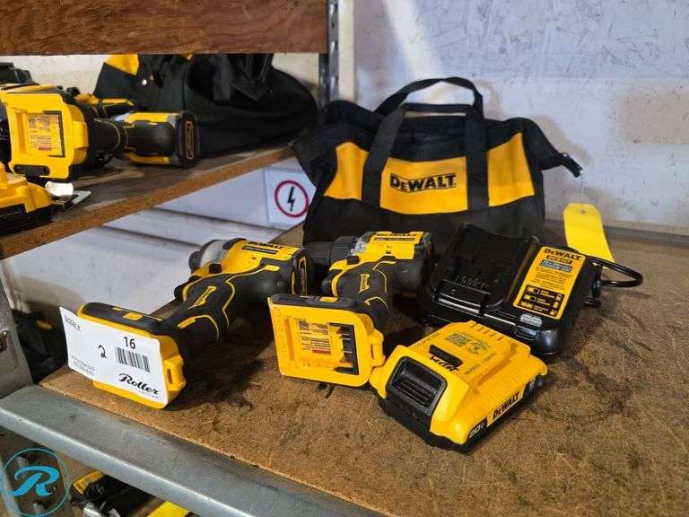 Dewalt DCF809 Impact Driver, DCD794 Drill Driver, Battery, Charger, Carry Bag, 20V