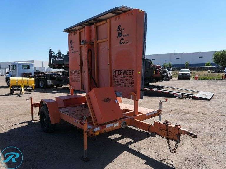 1999  Precision Solar  Towable Message Board - Roller Auctions
