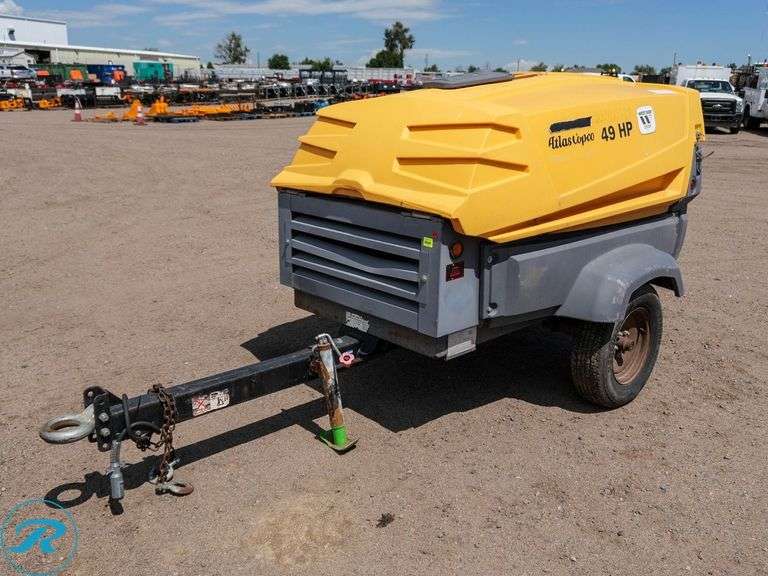 2014  Atlas Copco  XAS185  Towable Air Compressor