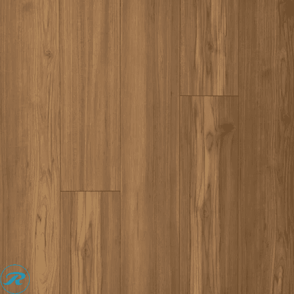 (10 Boxes) 171.80 SqFt In Total, Mohawk Home 12MM Thick 7.5in X 47.2in AC4 Waterproof Surface Laminate Wood Plank Flooring (17.18 sq ft/ctn)- Blaze Teak - New
