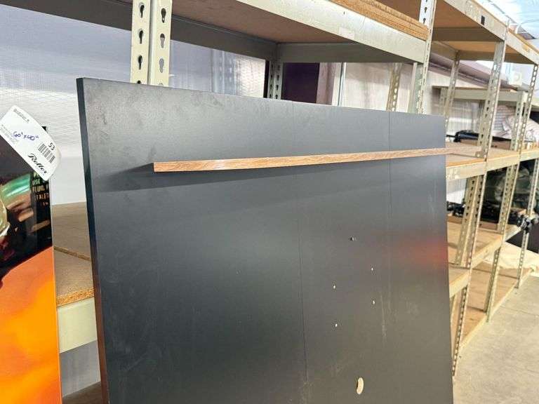 Wall-Mounted Entertainment Center With Shelf, Drawer, And Open Storage, 63in x 63in - Roller Auctions