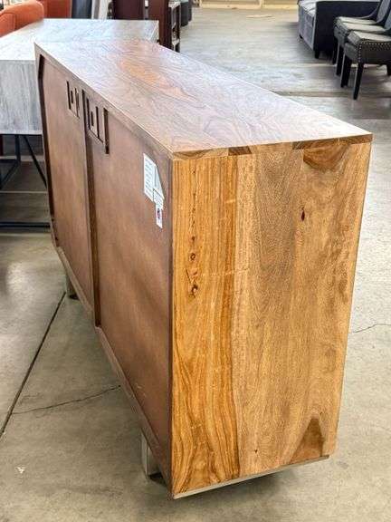 Coast To Coast Imports MEM #12951 Four-Door Wood Credenza, 54" x 16" - Roller Auctions