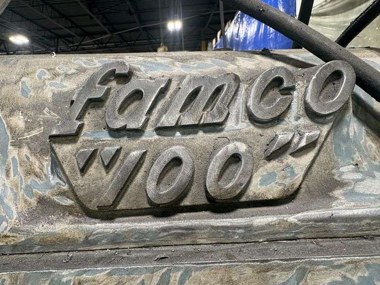 Famco Model 100 Vertical Milling Machine with Bridgeport Head, 42" x 10" Table, 8" Machinist Vice, 3ph - Roller Auctions
