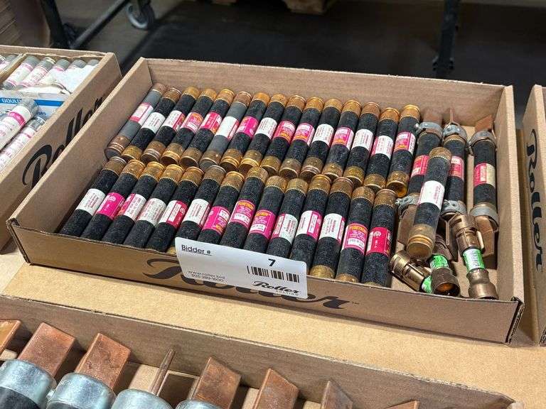 Tray of Fusetron Fuses